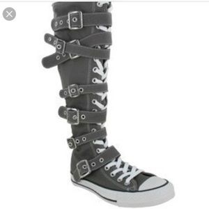 Converse All Star Knee Hi Grey